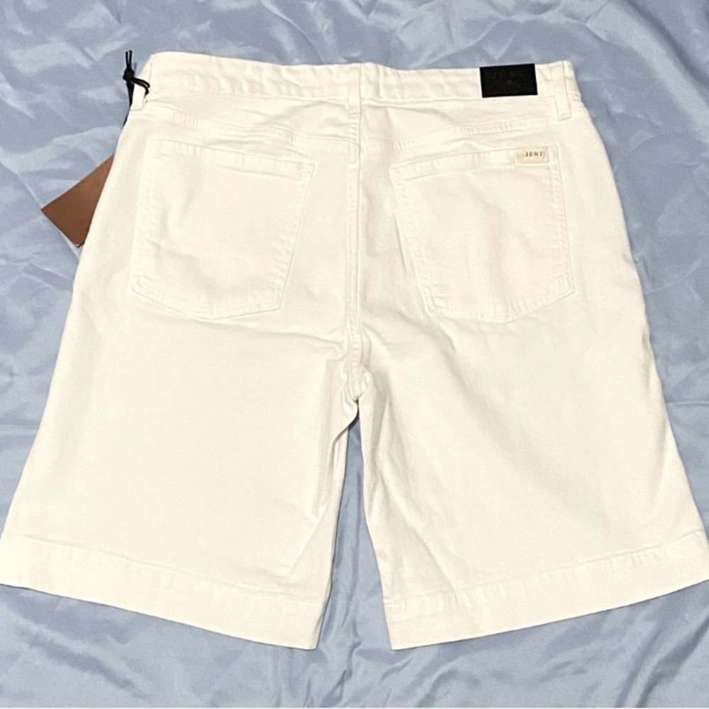 Jen 7 by 7 For All Mankind White Bermuda Shorts - Picture 4 of 6